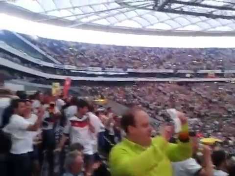 kurzer Eindruck - Public Viewing - 1/4 Finale Fußball WM 2014 - FRA / GER