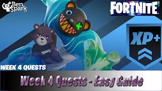 How To Complete All Week 4 Quests - Easy Location Guide - Fortnite Chapter 3 Season 4 Paradise