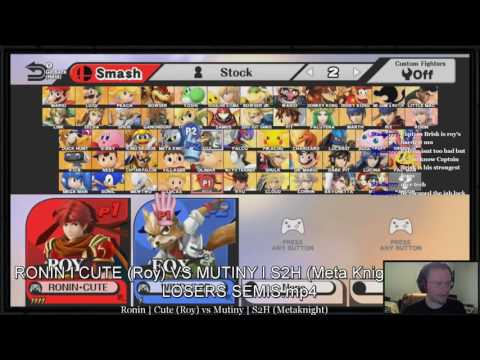 Smash4 Analysis #18; Cute (Roy) vs S2H (Metaknight)