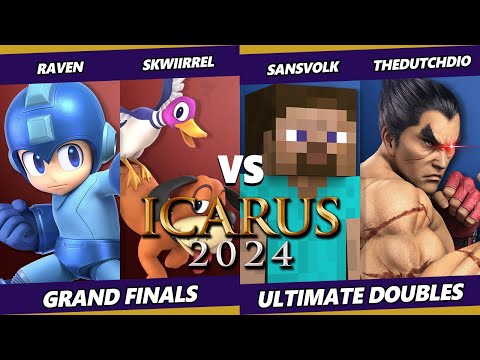 ICARUS 2024 GRAND FINALS - Raven & SkWiirrel Vs. sansvolk & TheDutchDio - Smash Ultimate - SSBU