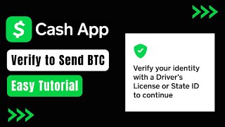 How To Verify Cash App To Send Bitcoin !