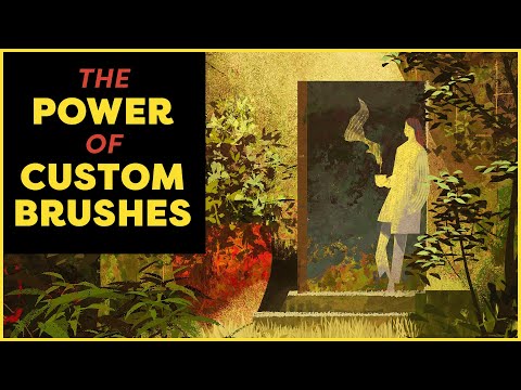 The Power of Custom Brushes! Timelapse Painting with Brush Callouts and Technique Tips for Photoshop