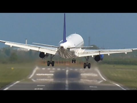 Ex- Cyprus Airways A320-232 Landing at Newcastle - Thomas Cook - NCL Plane Spotting