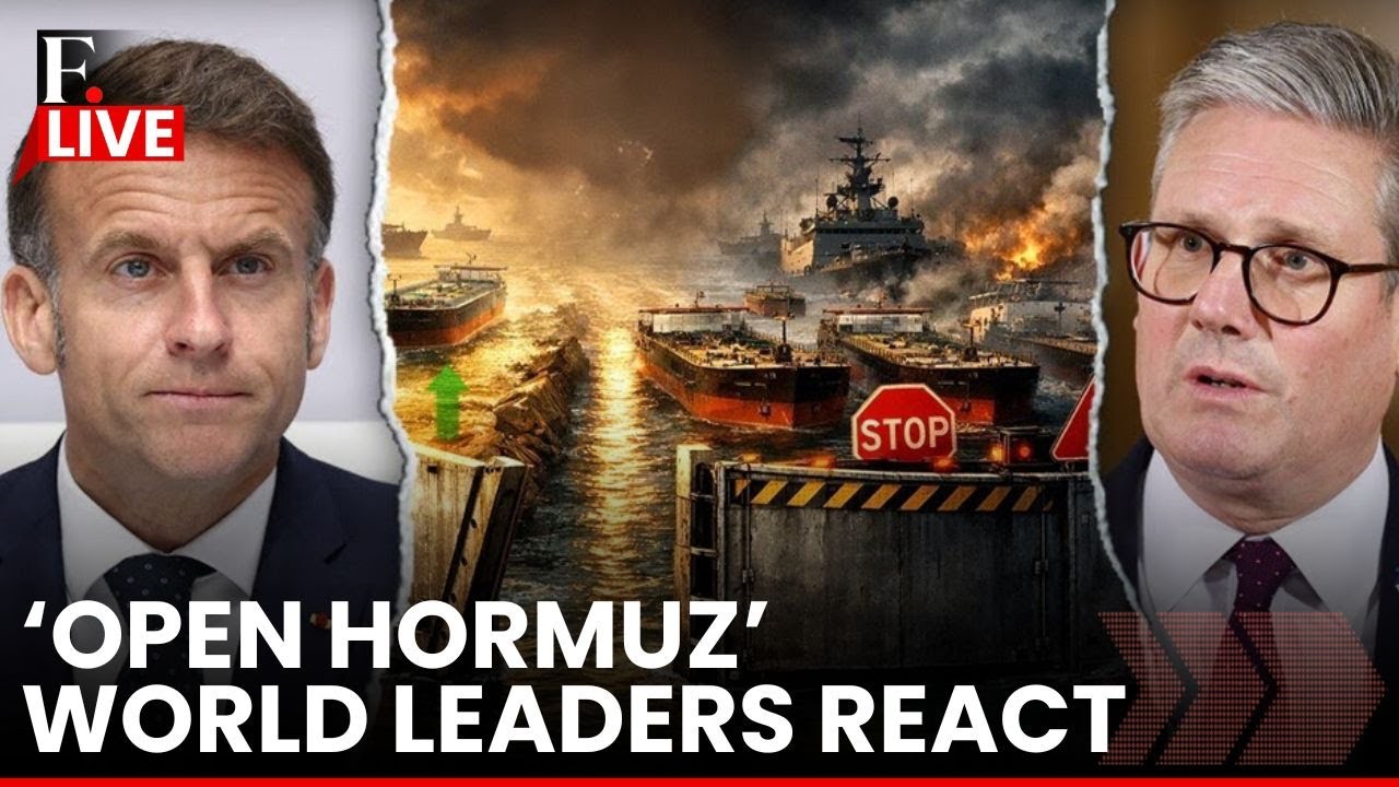 Trump's HORMUZ BLOCKADE LIVE: World Reacts to US Hormuz Blockade, Urges To Open Strait | Firstpost