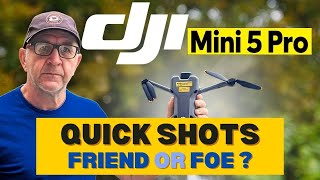 DJI Mini 5 Pro Quick Shots Tutorial For Beginners and for the DJI Mini 4 Pro