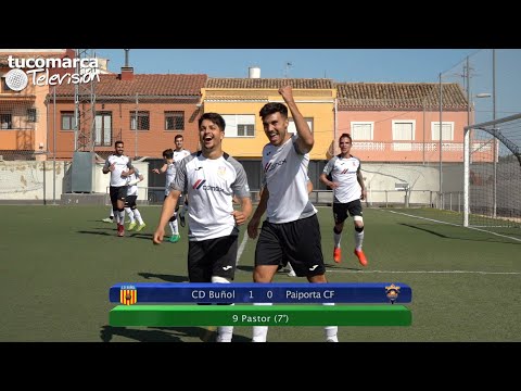 Vídeo resumen: El Buñol suma y sigue imparable al frente de la tabla tras doblegar al Paiporta (3-2)