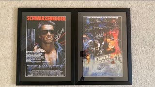 Filmplakat Star Wars und Terminator unboxing | Renovierungs Folge 1