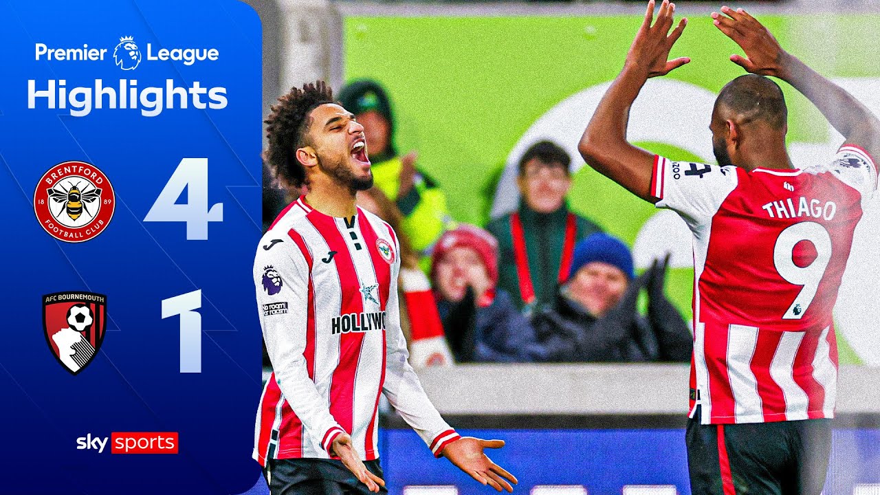 Igor and Schade SHINE at the Gtech! 🤩 | Brentford 4-1 Bournemouth | Premier League Highlights