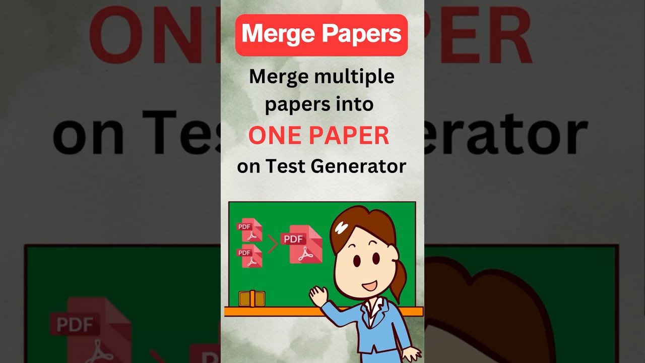 Merge Multiple Papers into One PDF