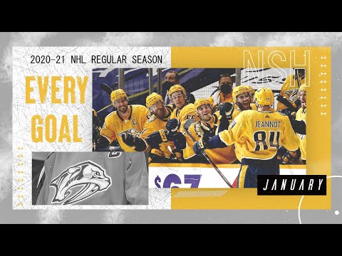 Every Nashville Predators Goal - January 2021