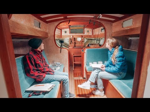 BOAT REFIT: We Made a Living Room! [S4E49]