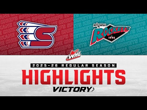 Spokane Chiefs at Kelowna Rockets 11/15 | WHL Highlights 2025-26