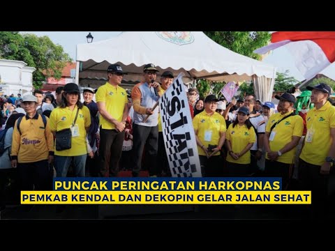 Puncak Peringatan Harkopnas, Pemkab Kendal dan Dekopin Gelar Jalan Sehat