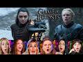 TOP ARYA TRAINING WITH BRIENNE Reactions Game Of Thrones7x4 The Spoils Of War Reaction