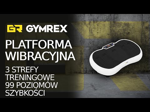 Video - Platforma wibracyjna - 3 strefy treningowe - 99 poziomów szybkości