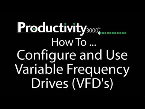 Productivity3000 How To Configure & Use Variable Frequency Drives (VFD's) from AutomationDirect
