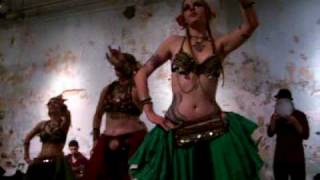 Raquy and the Cavemen perform Cabaret Macabre feat. Delirium Tribal 11/20/08