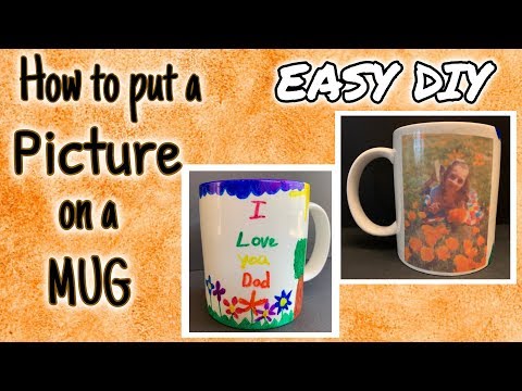 Part of a video titled How to put a PICTURE on a MUG DIY | EASY DIY | DIY Photo Mug