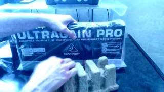 Video thumbnail for Unboxing of Behringer Ultragain pro Mic2200 preamp by The moderately annoyed Canadian