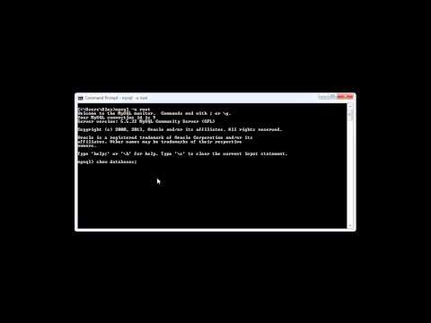 MySQL Showing Databases