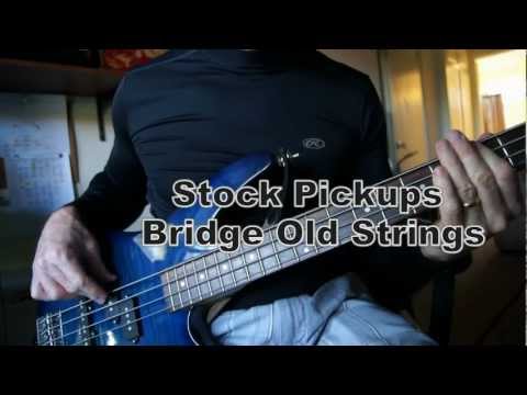 Emg pjx pickups with and without new strings