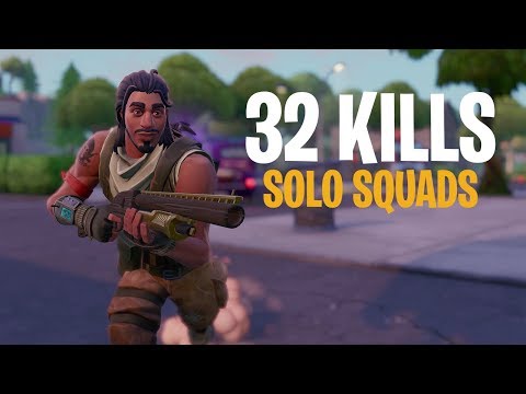 32 Kills Solo Squads | Console Fortnite