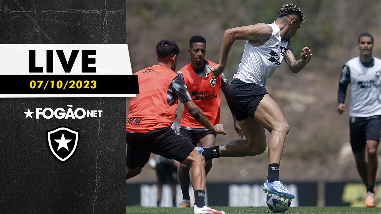 LIVE | Botafogo faz ajuste final para clássico com nova festa da torcida no Lonier 