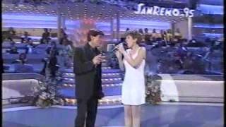 Gianni Morandi e Barbara Cola - In amore - Sanremo 1995.m4v