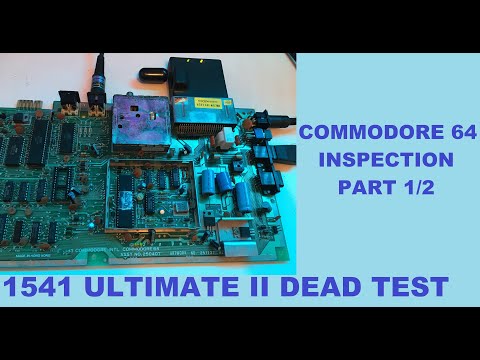 Commodore 64 inspection with 1541 Ultimate II Cartridge, part 1/2