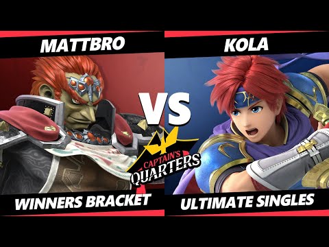 Captain's Quarters 4 Winners Bracket - Mattbro (Ganondorf) Vs. Kola (Roy) SSBU Singles