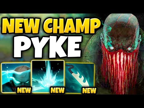 NEW PYKE TOP LANE GAME PLAY! THIS CHAMPION IS INSANE! SEASON 8 PYKE TOP LANE! - League of Legends