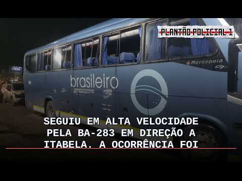 Após furtar ônibus, suspeito bate em poste e é preso ao tentar fugir pela janela no extremo sul