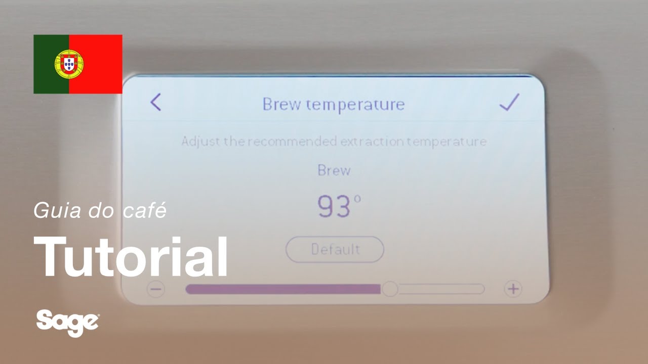 Como ajustar a temperatura da bebida