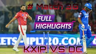 DC VS KXIP || # Match 38 || IPL 2020 Highlights
