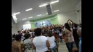 preview picture of video 'Chegada 4º Acampamento JOAM - Paróquia N. Sra. Aparecida - Emilianópolis 2013'
