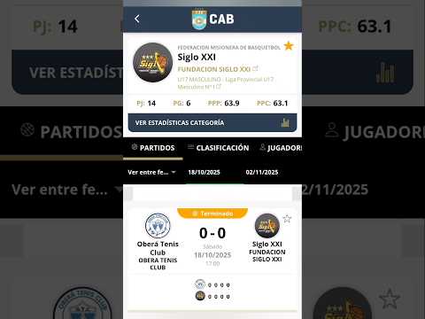 Liga Provincial de Misiones. SIGLO (Puerto Rico) vs OTC (Obera). Victoria Obereña.