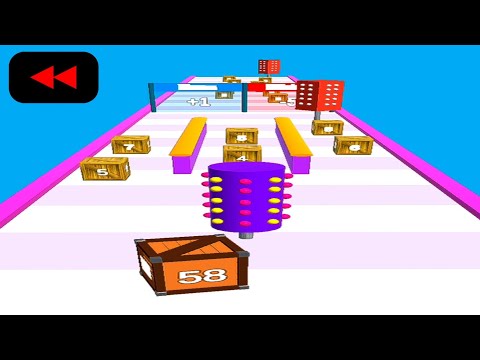 Reverse Video Game in Number Box Run