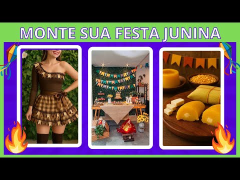 🎉🌽 🔥ESCOLHA SUA SUPER FESTA JUNINA 🔥🌽🎉