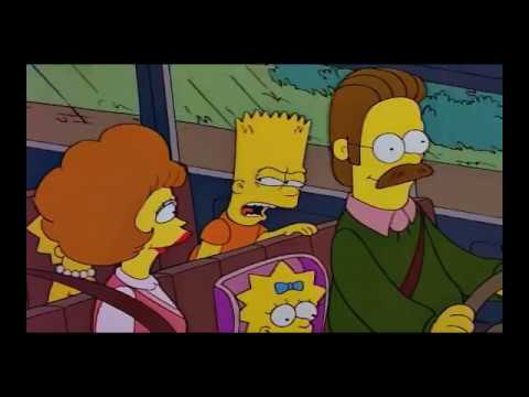 Bart, Lisa, and Maggie Flanders - The Simpsons