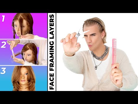 Hairdressers Guide To Giving Yourself Face-framing Layers And Not Ruining Your Hair