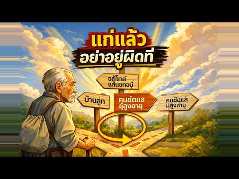 แก่แล้วควรอยู่กับใครกันแน่: อยู่กับลูก อยู่ลำพัง หรืออยู่ศูนย์ดูแล แบบไหนถึงจะสงบจริงในบั้นปลายชีวิต