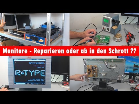 Monitore reparieren oder ab in den Schrott? TFT/LCD-Monitor-Test - Defekte Bildschirme prüfen