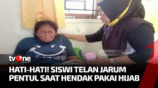 Download lagu WADUH! Seorang Siswi Telan Jarum Pentul Saat Hendak Pakai Hijab | Kabar Siang tvOne mp3