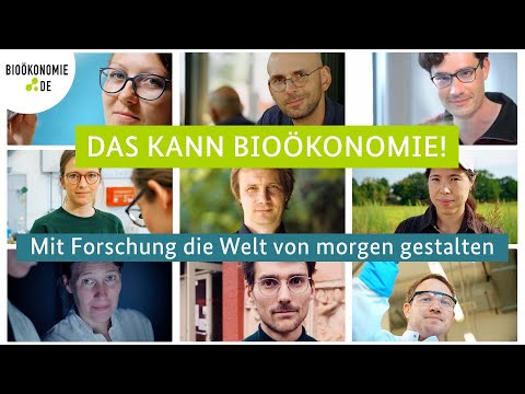 THE BIOECONOMY CAN DO IT! Shaping tomorrow's world with research.