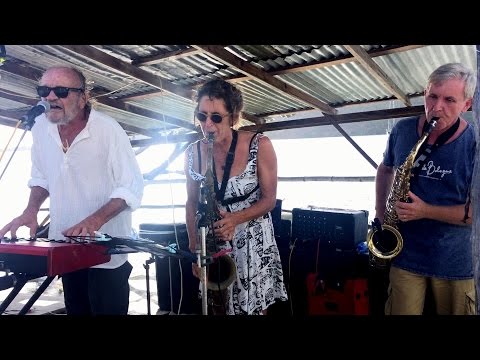 Jam Session  on Hog Island, Grenada West Indies
