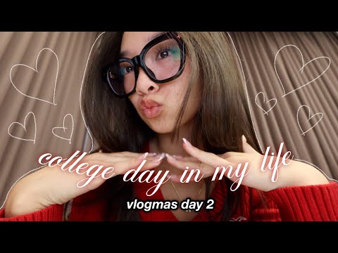 college day in my life ❤︎ Vlogmas Day 2!