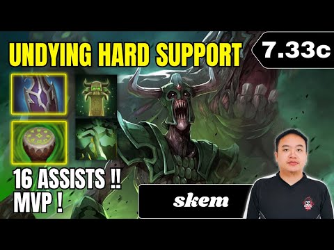 PATCH 7.33c - skem Undying Hard Support Gameplay - Dota 2 Full Match Gameplay