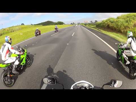 FABINHO DA HORNET - SUFFERING WITH THE 1000CC FAIRINGS - I ALMOST GOT STOPPED AT A TOLL BOARD