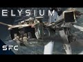 Elysium Sci Fi Movie Full Crash Landing Scene Matt Damon