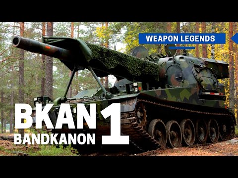 Bandkanon 1 self-propelled gun | The Swedish beast with a fearsome fiery breath